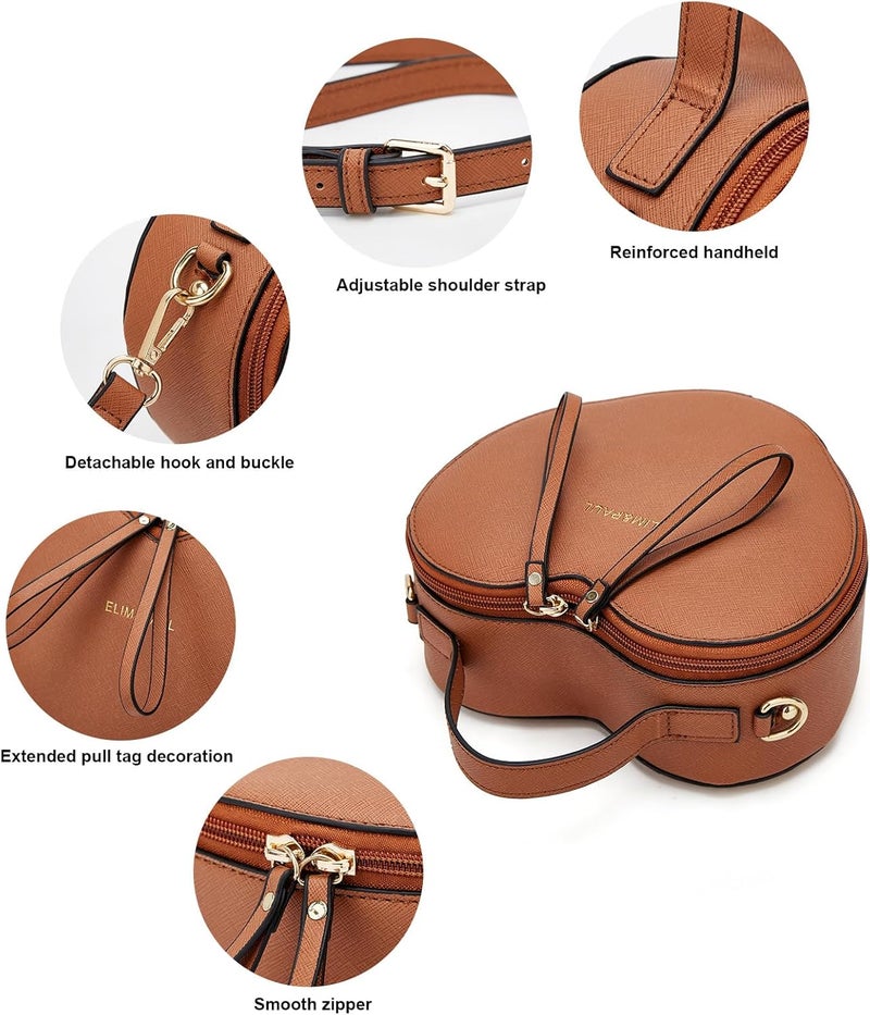 Makes Crossbody Purse for Women Small Crossbody Bags Trendy Vegan Leather with Adjustable Shoulder Straps Gift for Mother Wife Mom - Image 4